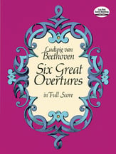 Six Great Overtures Orchestra Scores/Parts sheet music cover